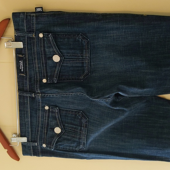 Rock & Republic Sz 31 Low Rise Denim Jeans - Picture 3 of 9